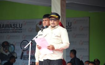 Sukseskan Pemilu Tahun 2024, Bawaslu Provinsi Gorontalo Gelar Apel Siaga Pengawasan
