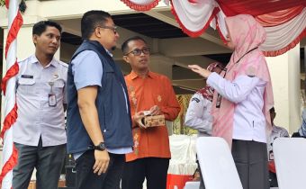 Ketua Bawaslu Provinsi Gorontalo Idris Usuli Hadiri Simulasi Pemungutan dan Penghitungan Suara Pilkada 2024