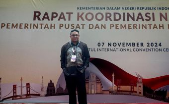 Ketua Bawaslu Provinsi Gorontalo Idris Usuli Hadiri Rakornas Pemerintahan Daerah