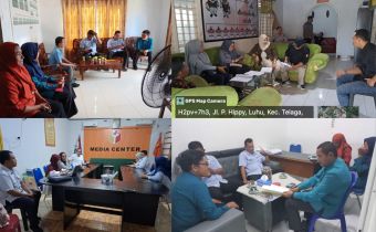 Bawaslu Provinsi Gorontalo bersama Anggota Pokja Lakukan Monitoring Honorarium Panwascam Se-Provinsi Gorontalo