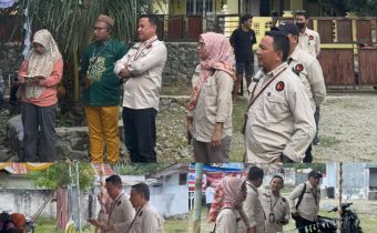 Nikson Entengo, Pantau Proses Pemungutan Suara di Bone Bolango