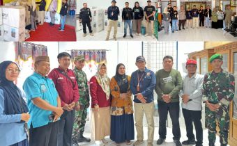 John Hendri Purba Cek keberadaan Kotak Suara di PPK Pohuwato Jelang Pleno Kecamatan