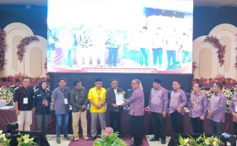 Bawaslu Provinsi Gorontalo Awasi Rapat Pleno Terbuka Rekapitulasi Pemilihan Gubernur 2024