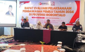 Bawaslu Provinsi Gorontalo Gelar Evaluasi Pemilu 2024, Fokus pada Strategi Pengawasan Pemilu mendatang