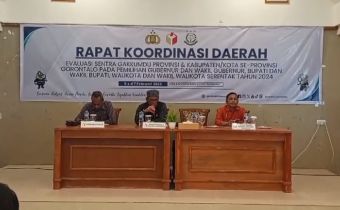Bawaslu Provinsi Gorontalo Gelar Rakorda Evaluasi Sentra Gakkumdu