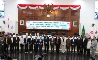 Pidato Sambutan Gubernur Gorontalo, Lismawy Hadiri Rapat Paripurna ke-15