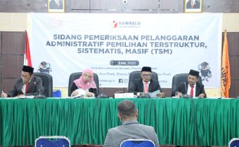 Bawaslu Provinsi Gorontalo Kembali Gelar Sidang Pemeriksaan Dugaan Pelanggaran TSM, Agenda Pemeriksaan Saksi Ahli