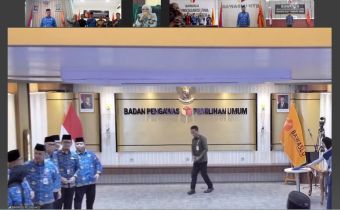 Lismawy Ibrahim Hadiri Pengukuhan JPT Pratama Bawaslu RI Secara Daring