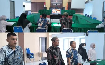 Bawaslu Provinsi Gorontalo Ikuti Rapat Virtual Bawaslu RI Terkait Pengelolaan Barang Dugaan Pelanggaran
