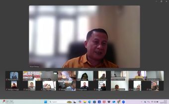 Rapat Sosialisasi Kehadiran Pegawai, Nikson Entengo Tegaskan Disiplin Kerja