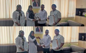 Idris Usuli Terima Laporan Pertanggungjawaban Dana Hibah Pilkada 2024 dari Bawaslu Pohuwato