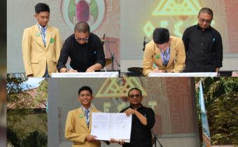 Bawaslu Provinsi Gorontalo Teken MoU bersama OSIS MAN 1 Kota Gorontalo, Tanamkan Demokrasi Sejak Dini