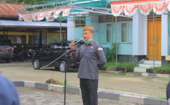 Apel Perdana Diawal Tahun, Nikson: Terapkan Kedisiplinan Pegawai