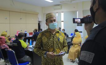 Nikson: Sukseskan Vaksinasi di Lingkungan Bawaslu Provinsi Gorontalo