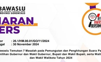RILIS MEDIA Bawaslu Temukan 7 Masalah pada Pemungutan dan Penghitungan Suara Pada  Pemilihan Gubernur dan Wakil Gubernur, Bupati dan Wakil Bupati, serta Walikota  dan Wakil Walikota Tahun 2024