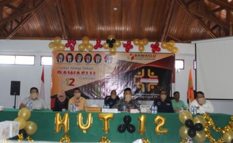 Rayakan Ultah ke 12, Bawaslu konsen menjaga Demokrasi Indonesia.