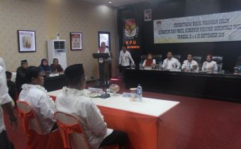 Empat (4) Bapaslon Gubernur dan Wakil Gubernur Daftarkan Diri ke KPU Provinsi Gorontalo
