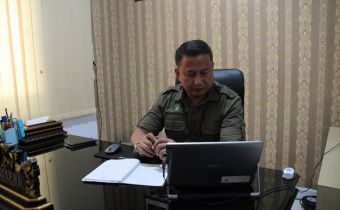 Kasek Nikson Entengo Ikuti Monitoring Progres Penginputan RUP TA. 2023 Pada Aplikasi SIRUP
