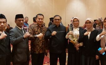 Pelantikan Lima Kasubbag, Rahmad Mohi: Tetaplah Amanah, Berintegritas Dan Bersinergi