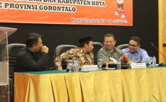 Bawaslu Provinsi Gorontalo Gelar Rapat Fasilitasi dan Koordinasi penyusunan Laporan Akhir Hasil Pengawasan Pemilu Tahun 2019.