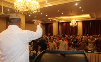 Beri penguatan pada 57 Panwascam, Kordiv Hukum Bawaslu RI, Fritz Edwar Siregar ; â€œ Terima kasih telah bersedia bergabung dengan keluarga besar Bawaslu â€œ