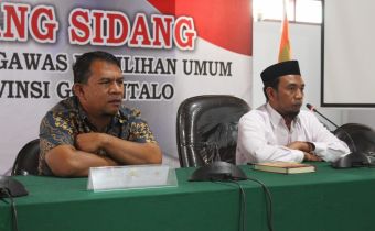 Melalui Vidcon; Bawaslu Provinsi Gorontalo Menerima Arahan Bawaslu RI