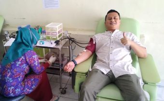 Menuju HUT Bawaslu ke-12, Kasek Nikson ajak jajaran sekretariat untuk Donor Darah.