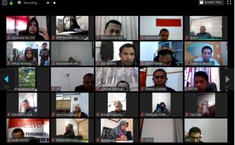 Bawaslu Provinsi Gorontalo kembali gelar Rapat Evaluasi bersama PPID Kabupaten/Kota.