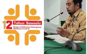 Ketua Jaharudin urai persiapan HUT Bawaslu ke 12 dalam rakor bersama Kabupaten/Kota