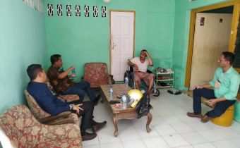 Rangkaian HUT Bawaslu ke 12, Nikson kembali beri bantuan.