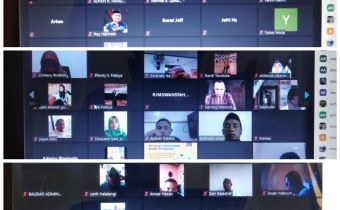 Rapat Evaluasi SKPP daring kembali digelar Bawaslu Gorontalo.