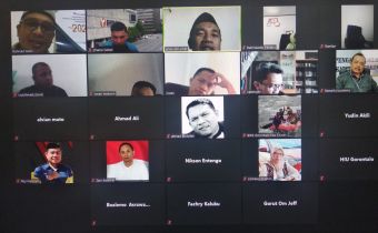 SKPP Daring Bawaslu Gorontalo memasuki tahap Diskusi.