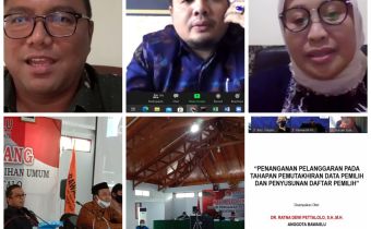 Menghadiri Rakornas Pengawasan Pemutakhiran Data Pemilih. Rahmad : Arahan Pimpinan akan jadi Bahan Pengawasan Maksimal.