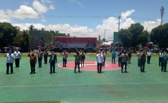 â€œJ. Umar hadiri Pencanangan Pembagian Masker di Polda Gorontaloâ€