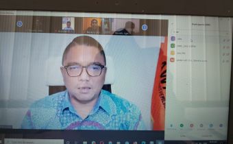 Bawaslu Gorontalo ikuti Webinar Pengawasan Konten Media Sosial.