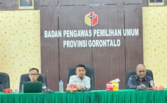 Bawaslu Provinsi Gorontalo Gelar Rapat Sinkronisasi dengan Kelompok Kerja Hasil Pengawasan Pemilihan Serentak 2024