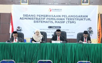 Bawaslu Provinsi Gorontalo Lanjutkan Sidang Pemeriksaan Dugaan Pelanggaran TSM