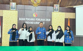 CPNS Resmi Bergabung di Bawaslu Provinsi Gorontalo, Nikson Entengo Harap Mereka Betah di Gorontalo
