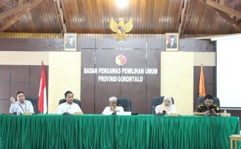 Evaluasi Penanganan Pelanggaran Pidana PSU Pilkada Gorontalo Utara 2024, Bawaslu Provinsi Gorontalo Gelar Rapat bersama Sentra Gakkumdu
