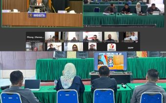 Ketua dan Anggota Bawaslu Provinsi Gorontalo Hadiri Sidang Pembacaan Ketetapan Perkara No 75-PKE-DKPP/II/2025