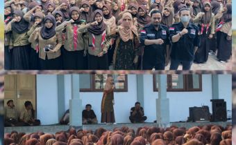 Lismawy Ibrahim, Edukasi Pelajar SMAÂ  Negeri 1 Tibawa Terkait Pengawasan Pemilu