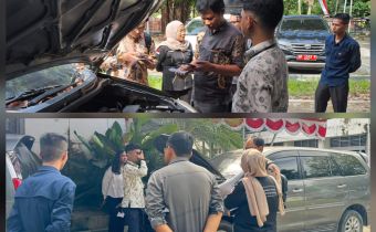 Bawaslu Provinsi  Gorontalo Bersama KPKNL Lakukan Pengecekan Kendaraan Dinas untuk Pemindahtanganan