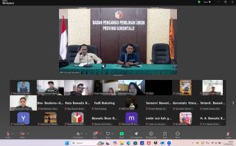 Bawaslu Provinsi Gorontalo Gelar Rapat Optimalisasi Divisi Pencegahan Parmas dan Humas