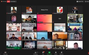 Rahmad Mohi bersama Tiga Bawaslu Kabupaten  Ikuti Rakornas Pengawasan Pencalonan Pilkada 2020