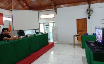 Rauf Ali ikuti rapat pengaktifan panwas Ad Hoc bersama Bawaslu RI.