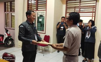 Kasek Nikson pantau langsung pelaksanaan Ujian CAT CPNS Bawaslu.